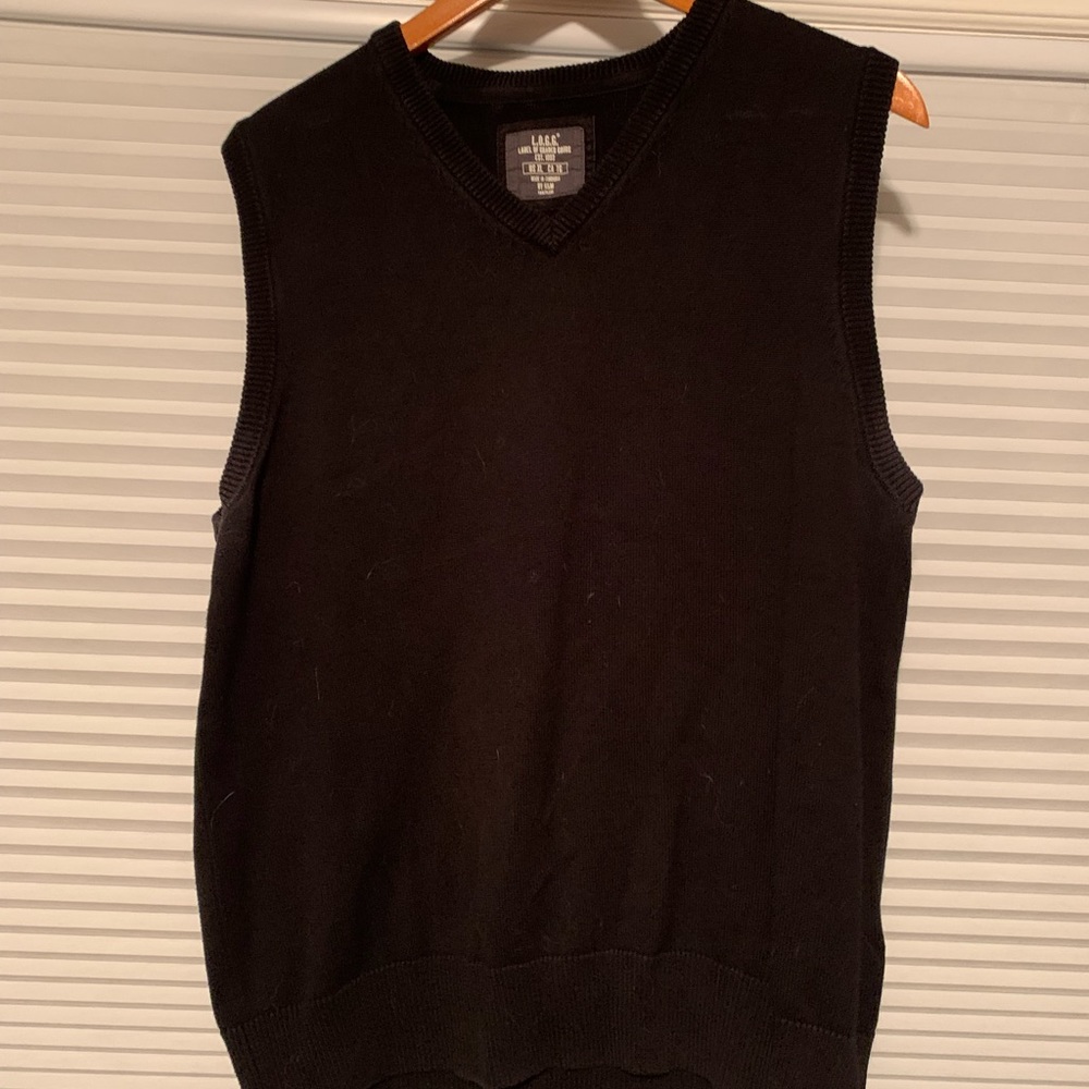 H&M L.O.G.G. Black sweater vest XL